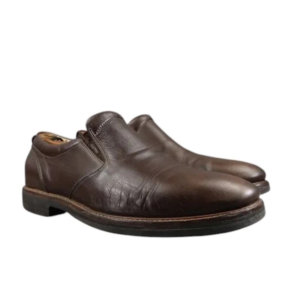 Johnston & Murphy Shoes Mens 9.5 Slip On Loafer Classic Leather Comfort Barlow